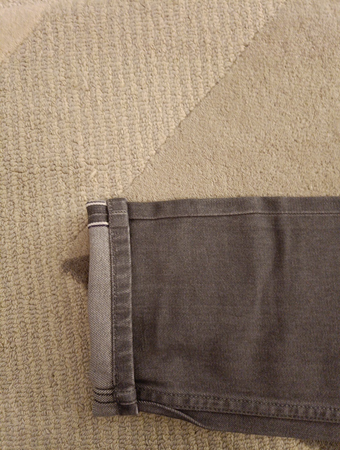 John Lewis Kin selvedge grey jeans slim BNWT W34 L32 eBay