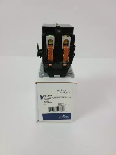  WHITE-RODGERS  90-249  2 POLE 40 AMP 208/240 VAC DEFINITE PURPOSE CONTACTOR