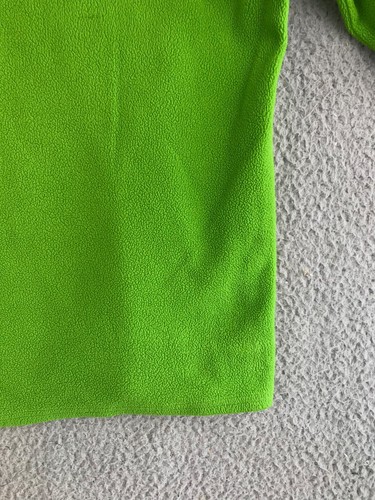 The North Face Sweater Boys XL 18/20 Green 1/4 Zip Fleece Pullover Logo Light - Picture 15 of 17