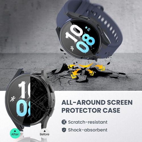 Samsung Galaxy Watch 5 40/44mm Tempered Glass Protector Screen Case Full Cover - Zdjęcie 3 z 12