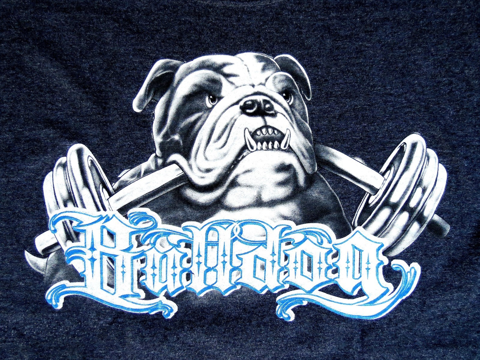 Urban Bulldog Rude Dogs Gym Gray Short Sleeve TShirt size Large eBay