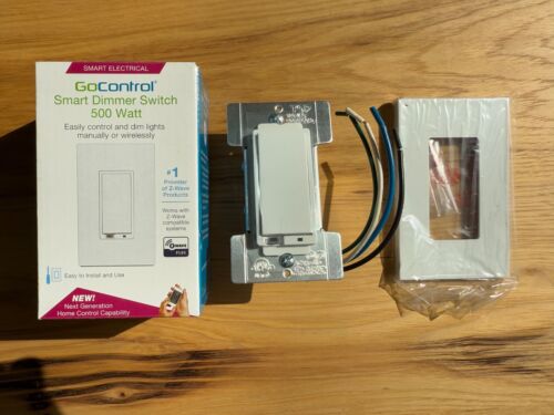 Nortek GoControl Z-Wave Dimmer Wall Switch, 500W (WD500Z5-1) New in box $7 Ship! - Picture 2 of 5