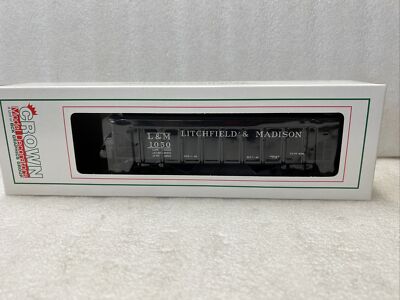 Crown Models O scale Litchfield And Madison 50T 2 BAY offset Hopper rd#1050