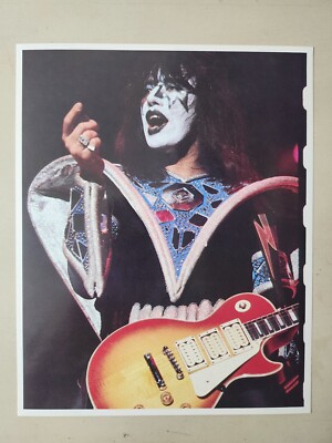 KISS Army SUPER RARE Ace Frehley Vintage 8x10 Dynasty Unmasked Era
