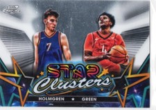 2023-24 Topps Cosmic Chrome Star Cluster Jalen Green Chet Holmgren SC-11 Thunder