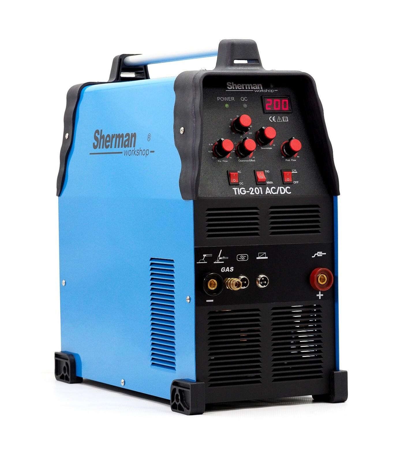 Sherman™ TIG Welder AC/DC 200AMP Welding inverter machine ARC HF Aluminium INOX eBay
