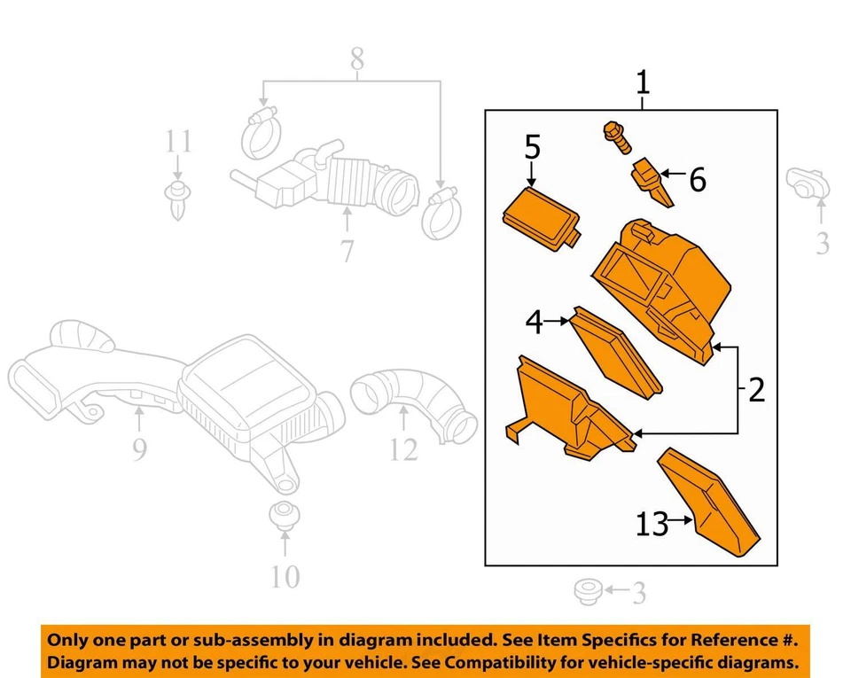 Air Cleaner CHEVY CITY EXPRESS 15 16 17 18 - Image 3 of 4