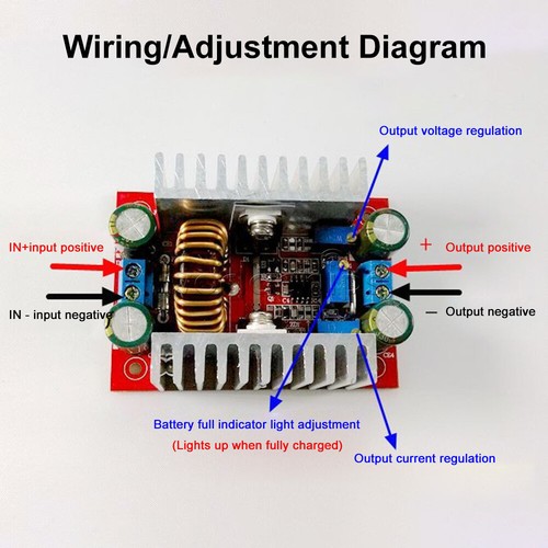 DC-DC 150W 10A DC Step-Down Buck CVCC LED Driver Power Supply Converter Module - Picture 6 of 12