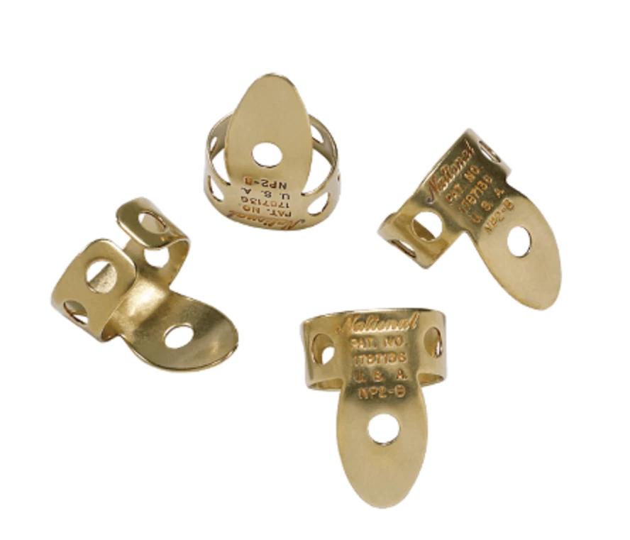 12-Pack National Brass Finger Picks D'Addario - Image 3 of 4