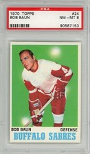 1970 Topps Bob Baun #24 PSA 8 P1409