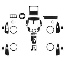 30Pcs Carbon Fiber Interior Full Kit Set Cover Trim For Toyota RAV4 2006-2012