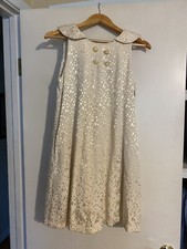 Tulle Brand Girls Dress Size M With Pockets A Line Shimmer Dots