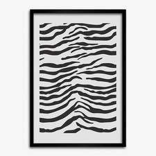Photo 50x70cm MDF Cadre Le salon Décor Fond de zèbre