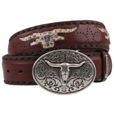 Neu SENDRA BOOTS Leder Gürtel Belt Schlangenleder Python Ledergürtel Western