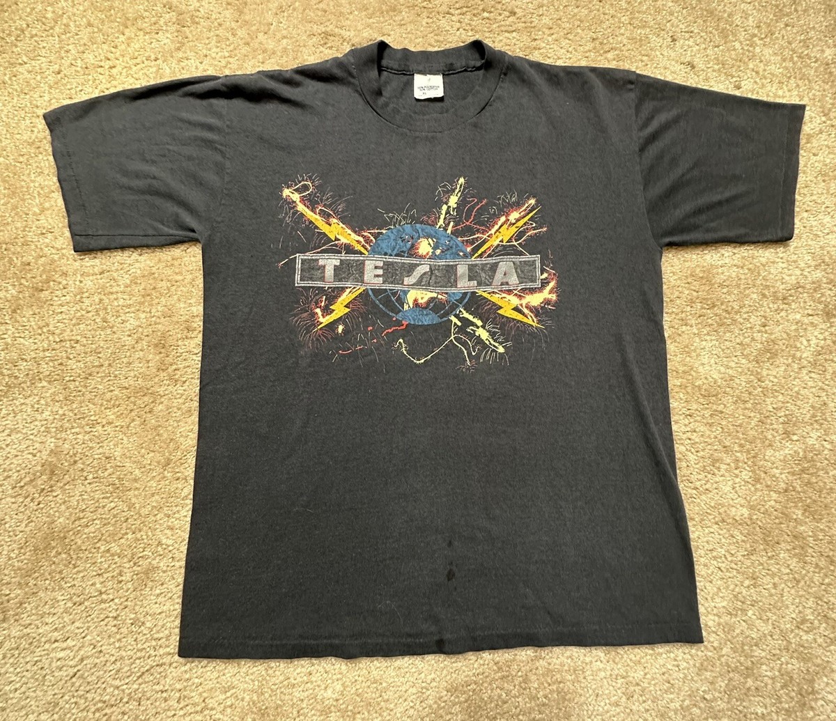 【80's Vintage】TESLA Tour 1987 USA製 Tシャツ 80´s Vintage】TESLA Tour 1987 USA製 Tシャツ