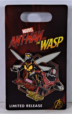 Disney Marvel Avengers Ant Man & The Wasp 3-D Logo Moive Pin Limited Release NEW