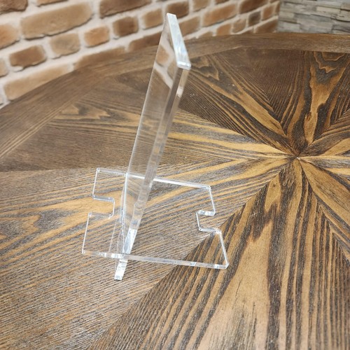 Telefonständer klar 3 1/2" Breite x 7" Höhe (schöne, klare Kanten, geringes Gewicht) - Bild 4 von 7