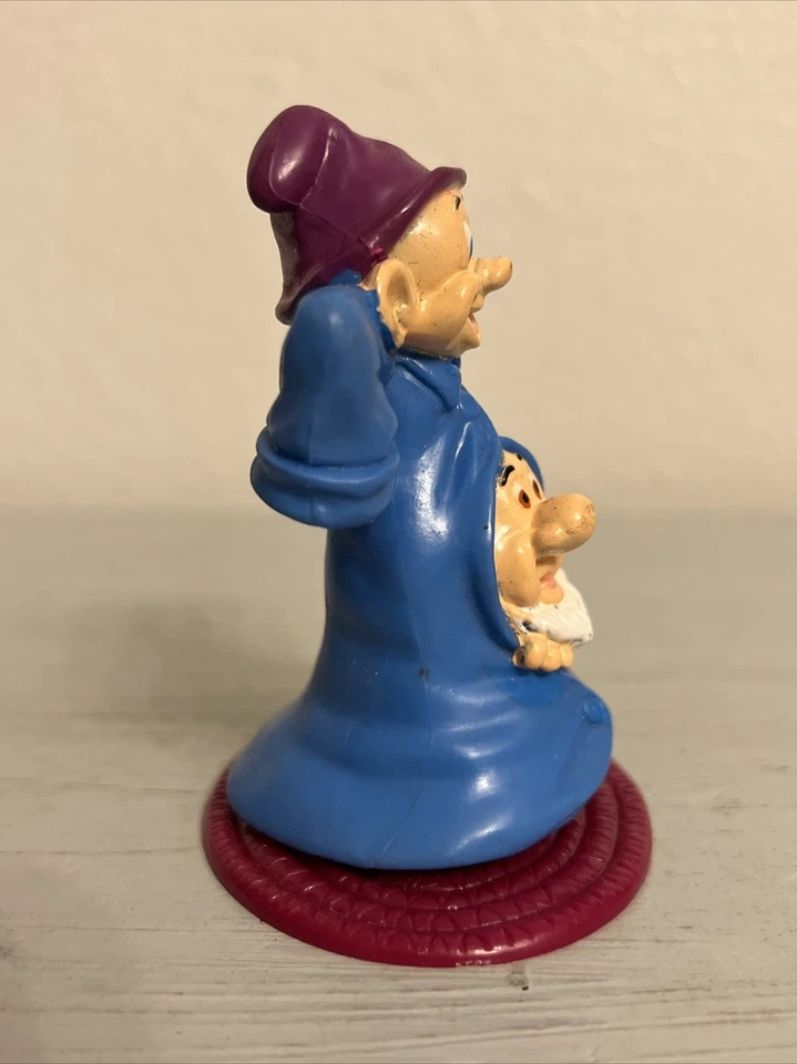SNOW WHITE & THE SEVEN DWARFS DOPHEY & SNEEZY 3” FIGURE PLASTIC TOY - Image 4 of 4