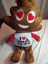 Emoji Pals 26" I Love The 💩 Out Of You Stuffed Plush Toy NEW