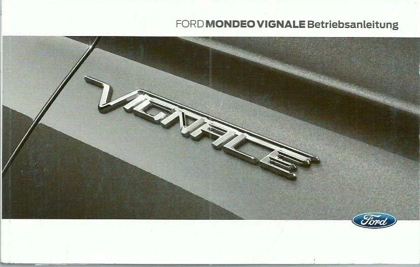 FORD MONDEO VIGNALE Betriebsanleitung 2018 Bedienungsanleitung Handbuch BA - Bild 1 von 1