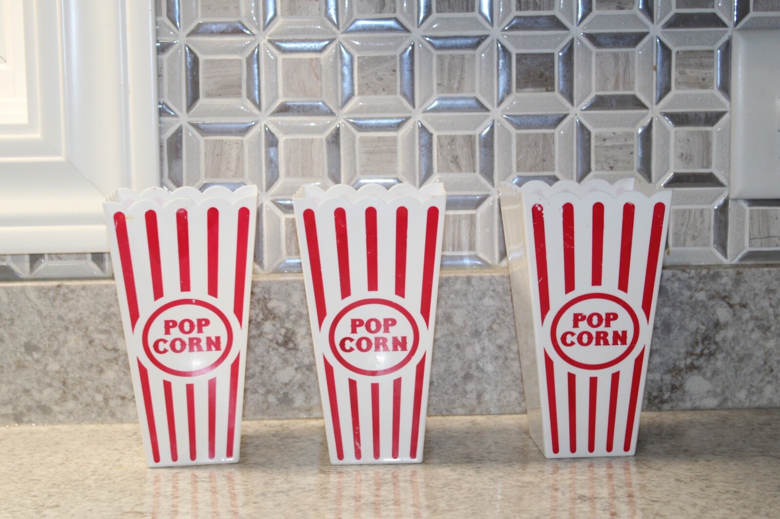I.Q. Accessories Vintage Plastic Popcorn boxes containersset of 3 eBay