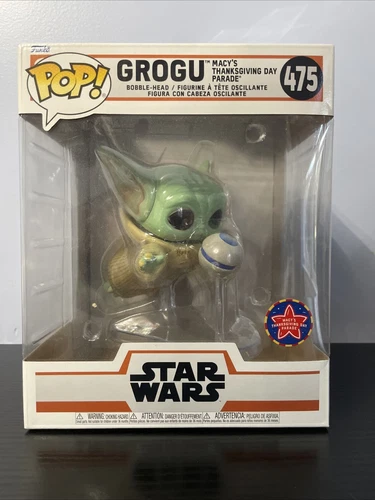 Funko Pop! TV: The Mandalorian - Grogu Vinyl Figure 475, Macy's Thanksgiving Day
