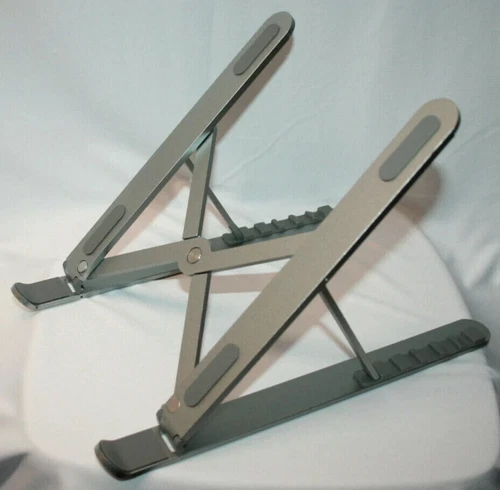 Aluminum Laptop Holder Adjustable Height Durable Design 11-17.3inch Desk Stand