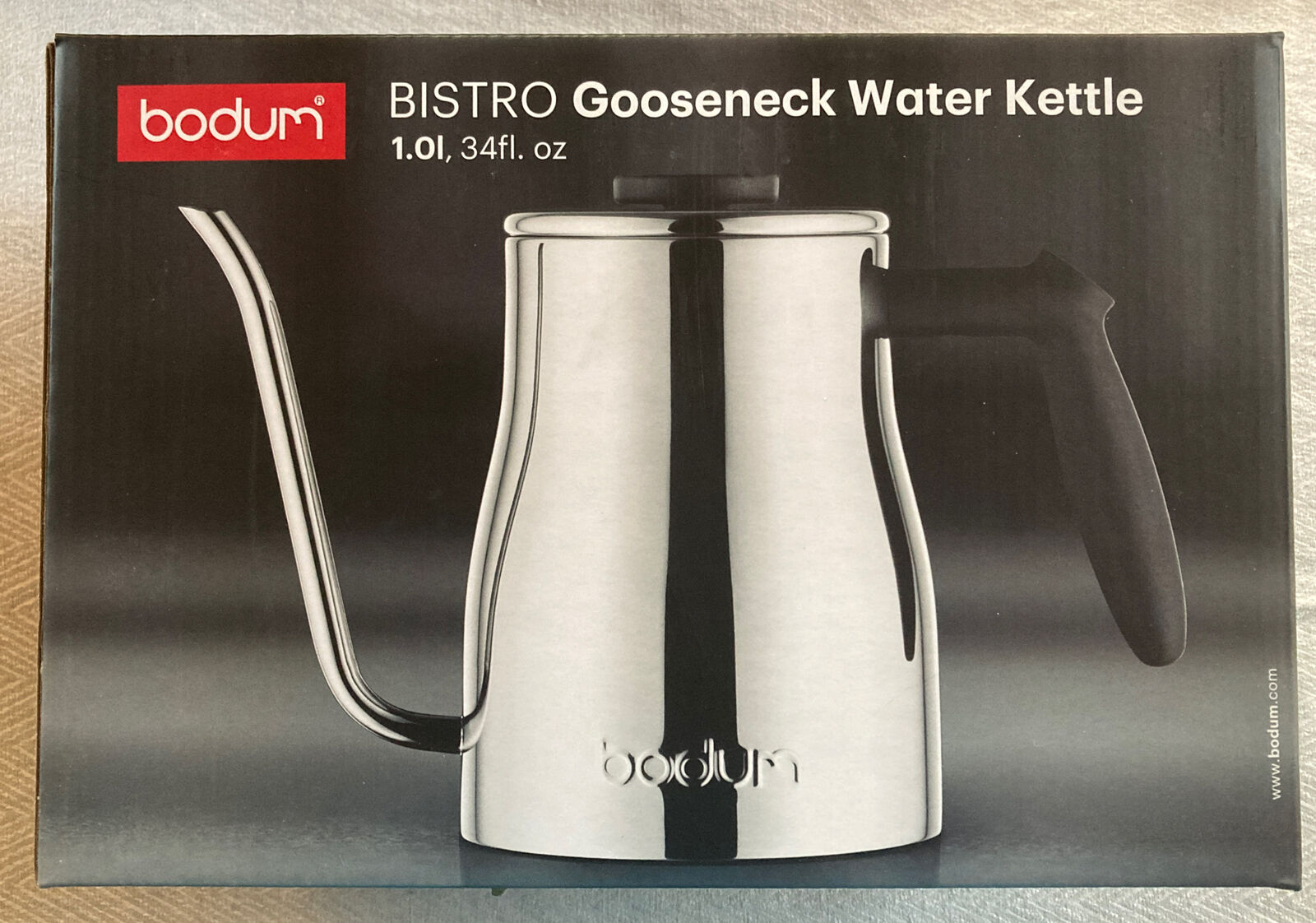 BODUM Goose Neck 34oz Electric Water Kettle - Stainless Steel for sale  online