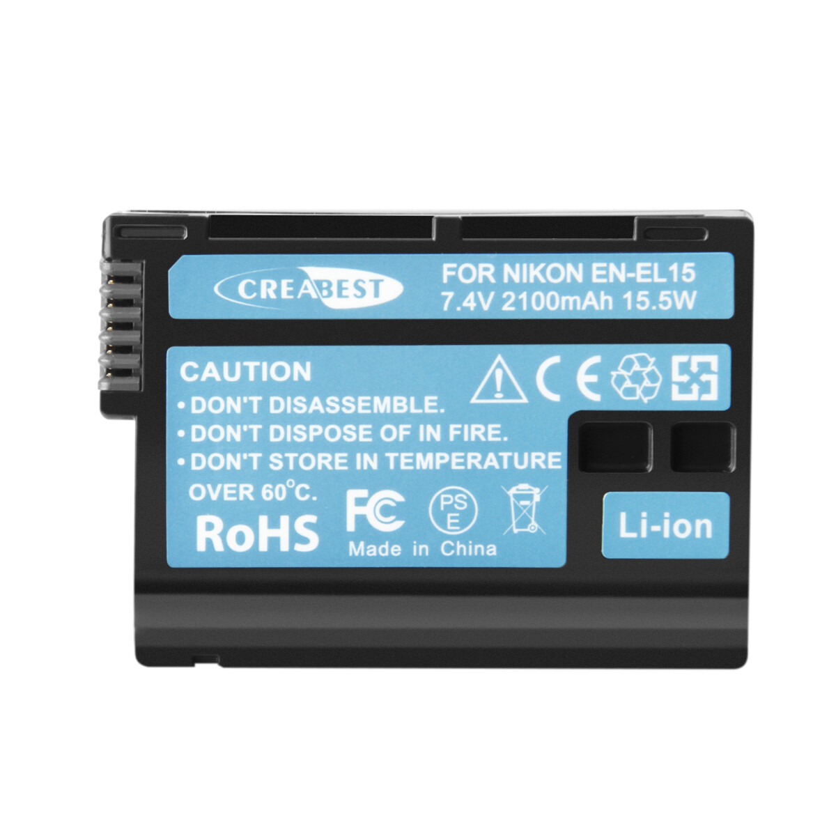 2x EN-EL15 Battery Dual Charger For Nikon D7000 D7100 D750 D600 D800