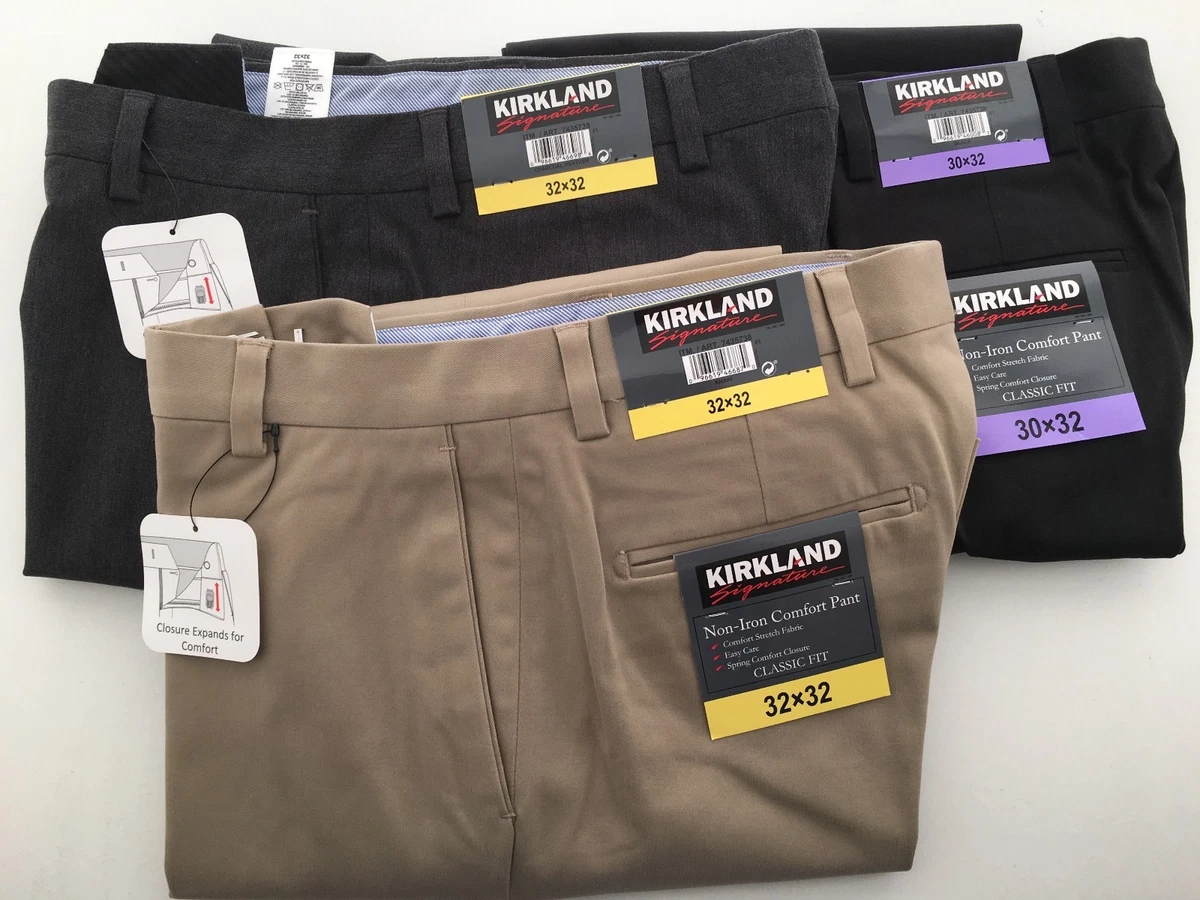 Kirkland Signature Men's Non-Iron Pant 