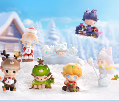 Authentic DIMOO Letters from Snowman Series Figures Toys Gifts | eBay