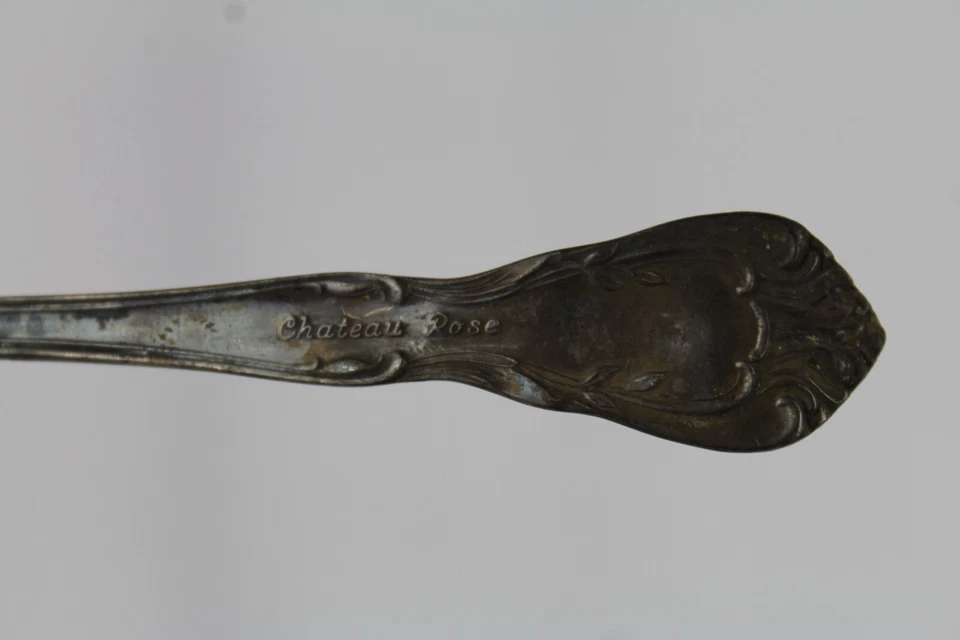 Horquilla de plata esterlina Alvin 1940 patrón Chateau Rose 7-1/4" sin monograma Foto 2 de 4