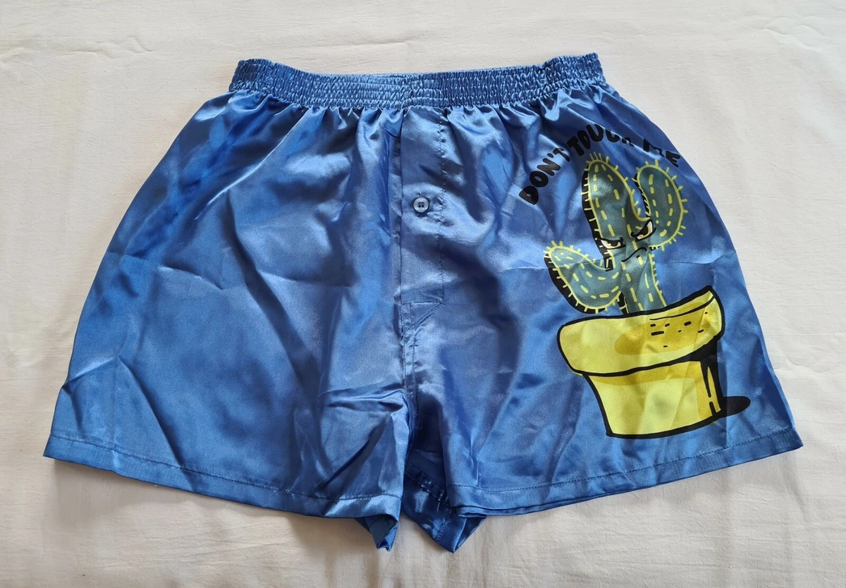 Mens satin store boxer shorts