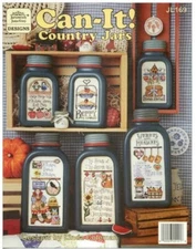 oop cross stitch Jeremiah Junction Chart JL169 Can-It! Country Jars