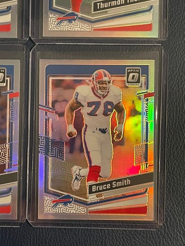 2023 Donruss Optic Silver Prizm Josh Allen Kelly Smith Thurman Bills HOF - Picture 5 of 6