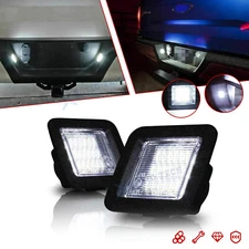 For Ford F150 2015-2023 LED Smoke License Plate Light Bulbs Rear Assembly Lamps