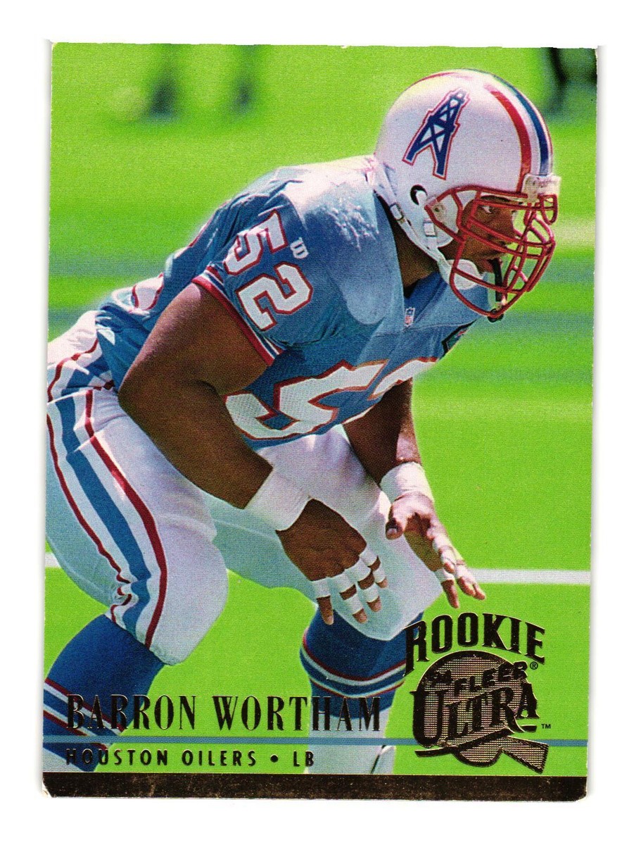 ヒューストンオイラーズキャップ　ウォーレンムーン様プロラインユニフォーム 1994 Ultra #403 Barron Wortham Houston Oilers | eBay