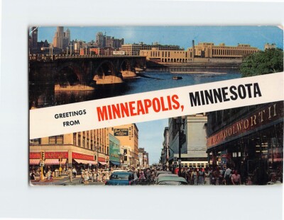 Postcard Greetings From Minneapolis Minnesota USA