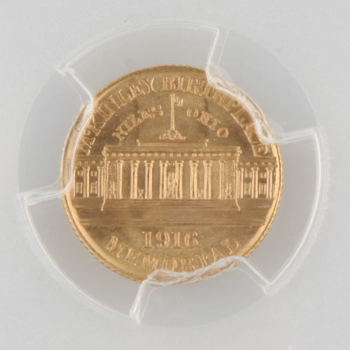 1916 McKinley Gold One Dollar Commemorative MS-64 PCGS G$1 Coin KM-144 - Image 4 of 4