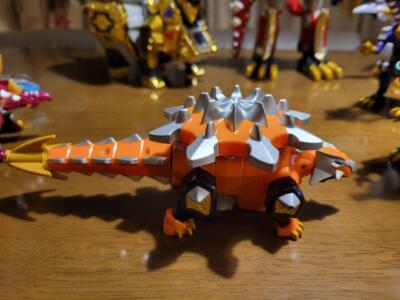 Lot De 9 Figurines Power Rangers Dino Thunder Megazord (Abaranger) Bandai Japon - Occasion Bon état