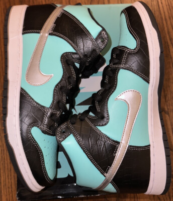 Size 10 - Nike SB Dunk High Premium x Diamond Supply Co. Tiffany 2014 Never Worn