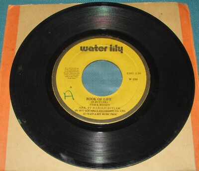 PAM & WOODY Book Of Life ORIG 1st JAMAICA 1977 WATER LILY Reggae 45''