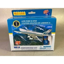 United States Air Force One Construction Toy By Best Lock - USA President Plane