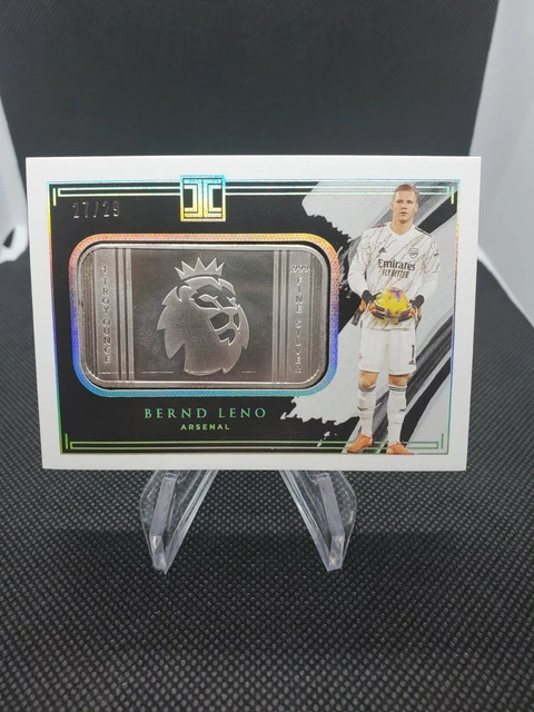2020-21 Impeccable Bernd Leno Arsenal 1 Feinunze .999 Silberbarren #27/29