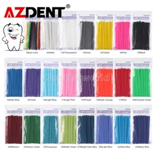 1000Pc AZDENT Dental Orthodontic Ligature Ties Elastic Rubber Bands For Bracket