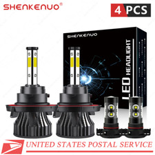 For 2007-2012 2013 Gmc Yukon Denali 4x 6000k Led Headlight Fog Light Bulbs