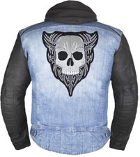 Skull Back Patch in Tribal Pattern