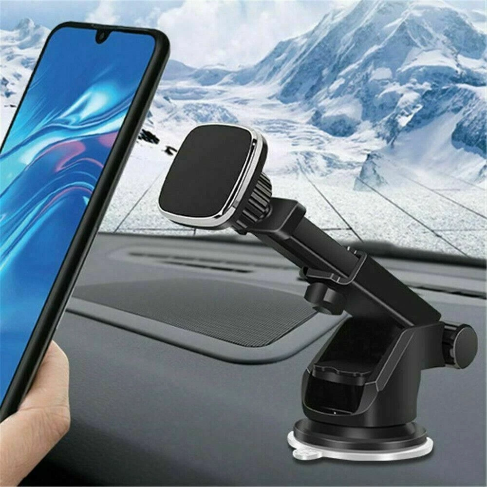 Universal Magnetic Car Mount Holder Dash Windshield Suction Cup For Cell  Phone