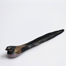 ANTICO APRIBUSTE TAGLIACARTE a forma di Anatra in Legno Made in China Cina 900