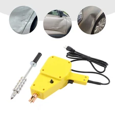 Auto Body Dent Repair Kit 800VA Electric Stud Welder Gun w/ Puller Hammer Set